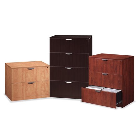 Officesource OS Laminate Lateral Files 3 Drawer Lateral File Cabinet PL183CH